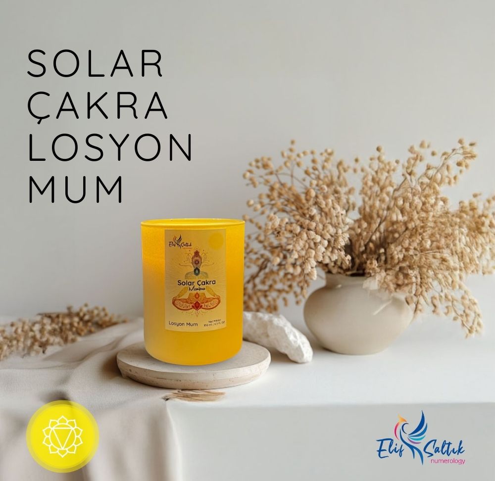 Solar Plexus Çakra Losyon Mum