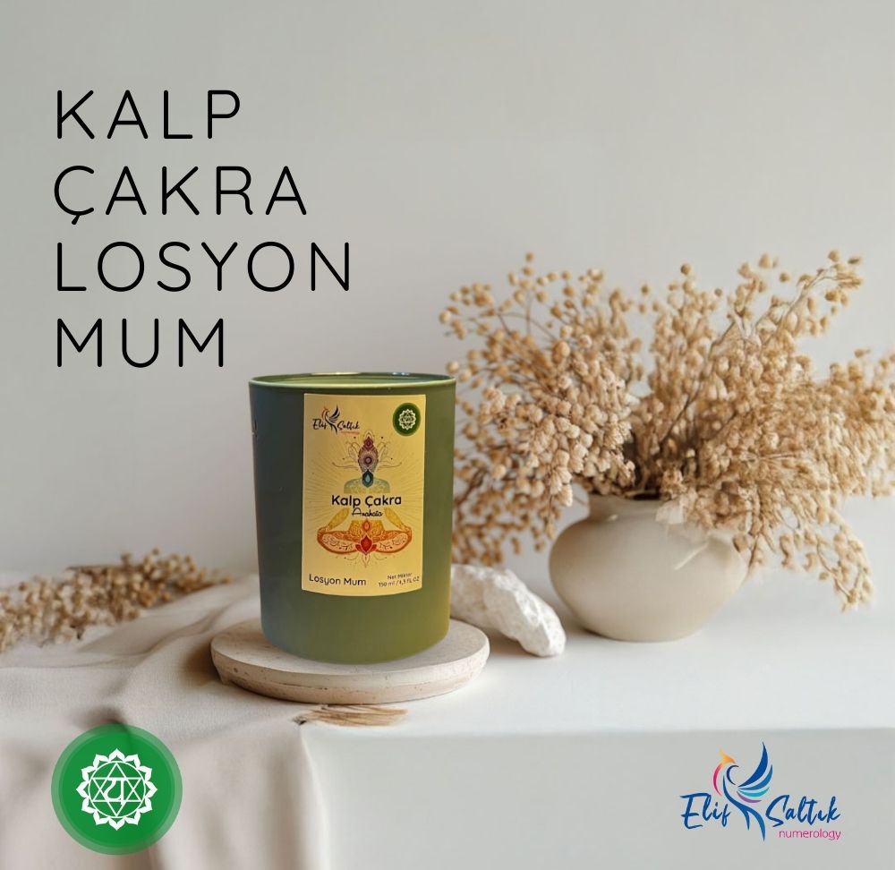 Kalp Çakrası Losyon Mum