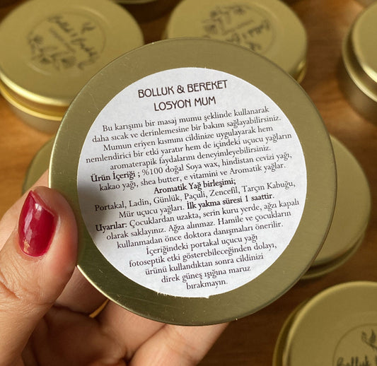 Bolluk Bereket Losyon Mumu