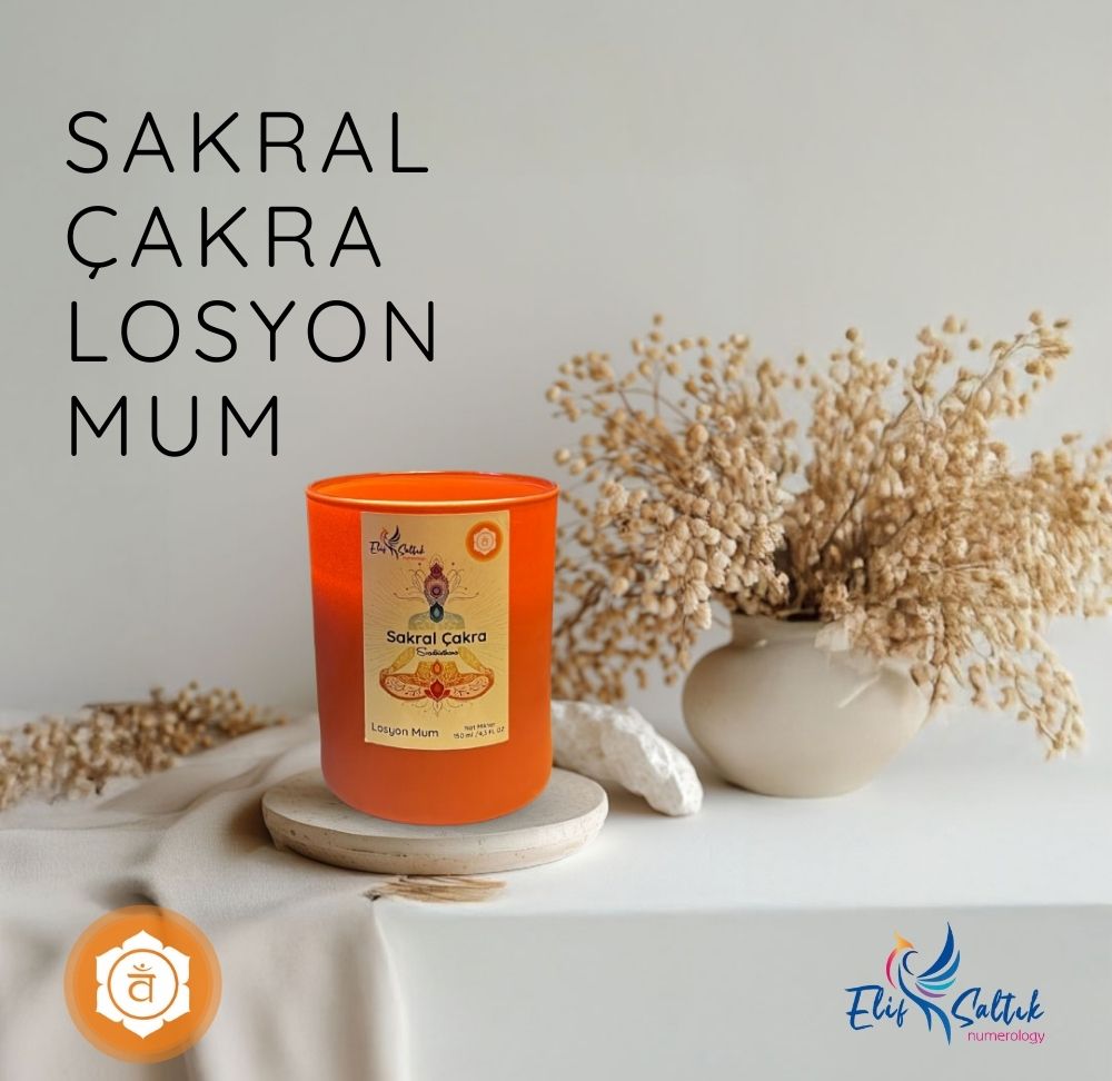 Sakral Çakra Losyon Mum