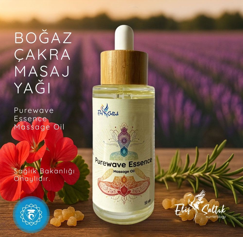 Boğaz Çakra Masaj Yağı - Purewave