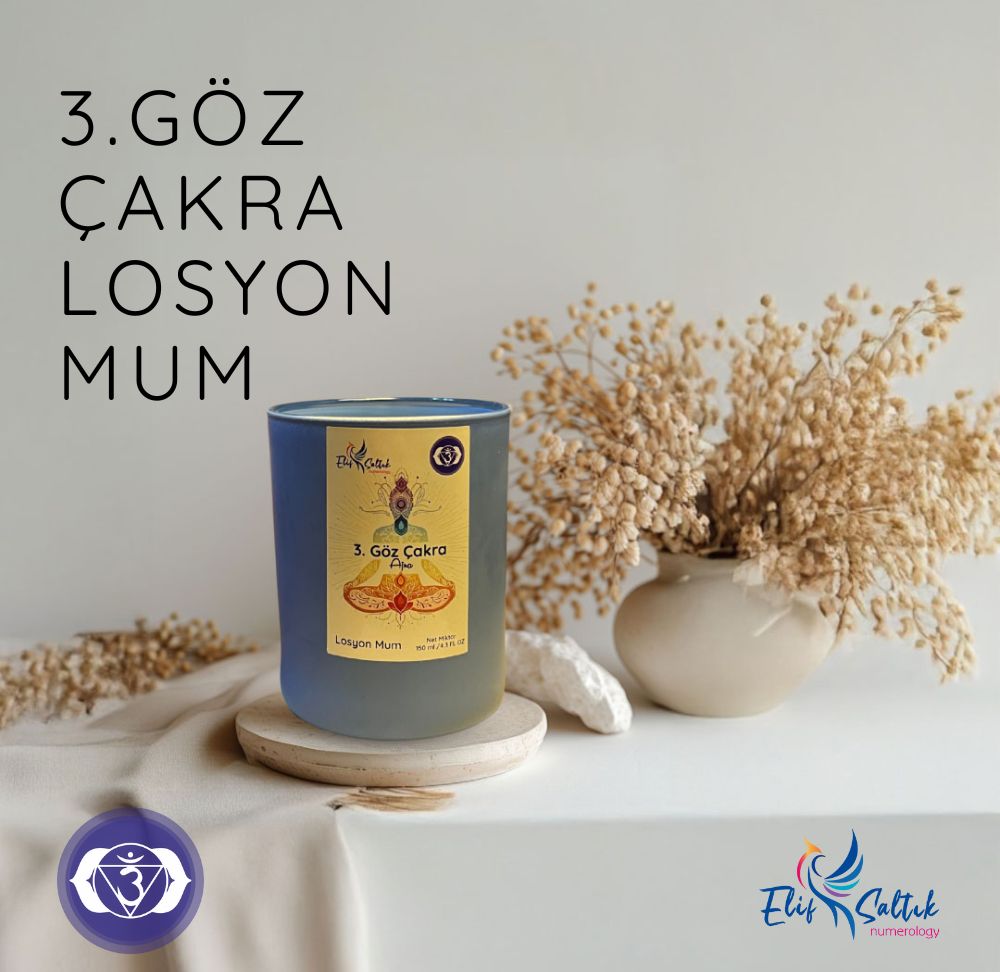 Üçüncü Göz Çakra Losyon Mum