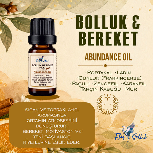 Bolluk Bereket | Buhurdanlık Doğal Uçucu Yağ Karışımı 10 ml